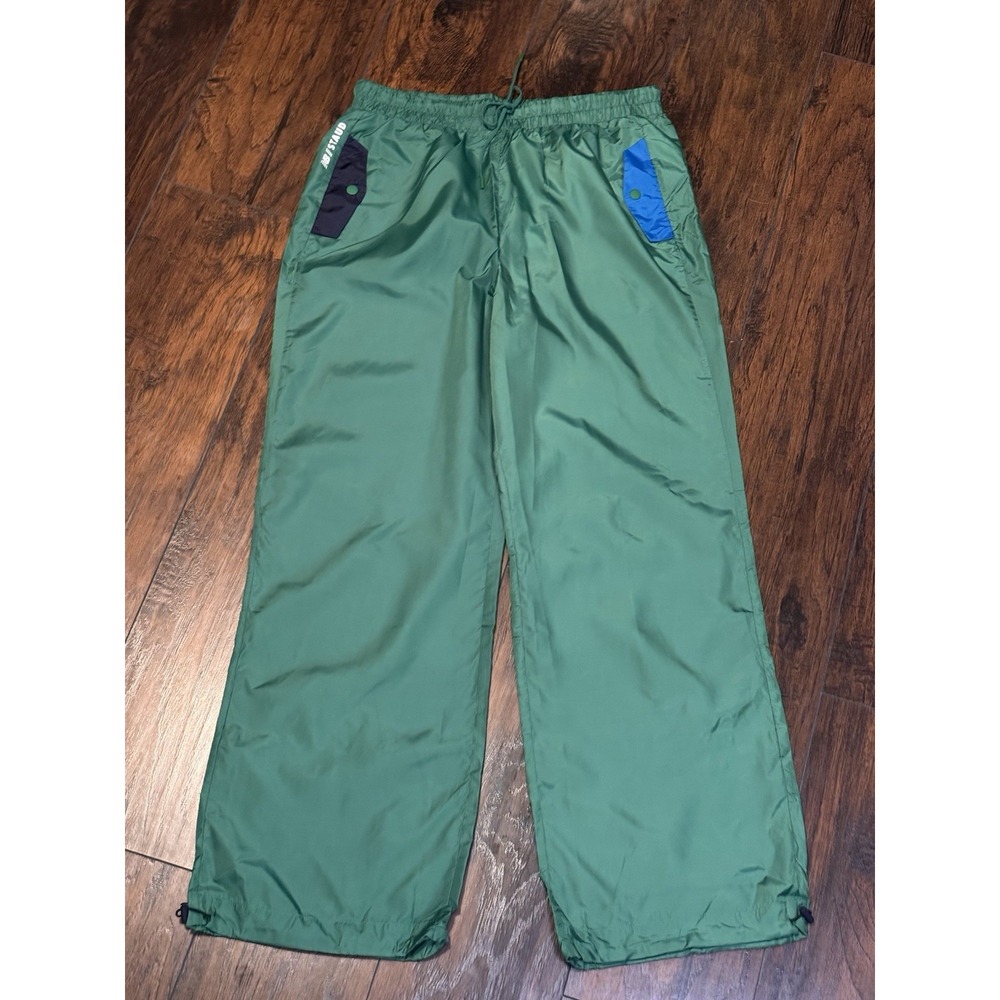 New Balance X Staud Bungee Track Pants Size Large Green Blue Oversized Baggy